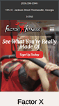 Mobile Screenshot of factorxfitness.com